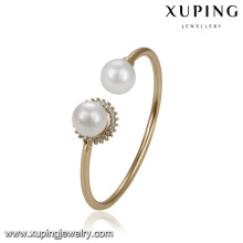 51749 xuping venta al por mayor últimos diseños de joyería de oro brazalete de mujer de moda para la boda